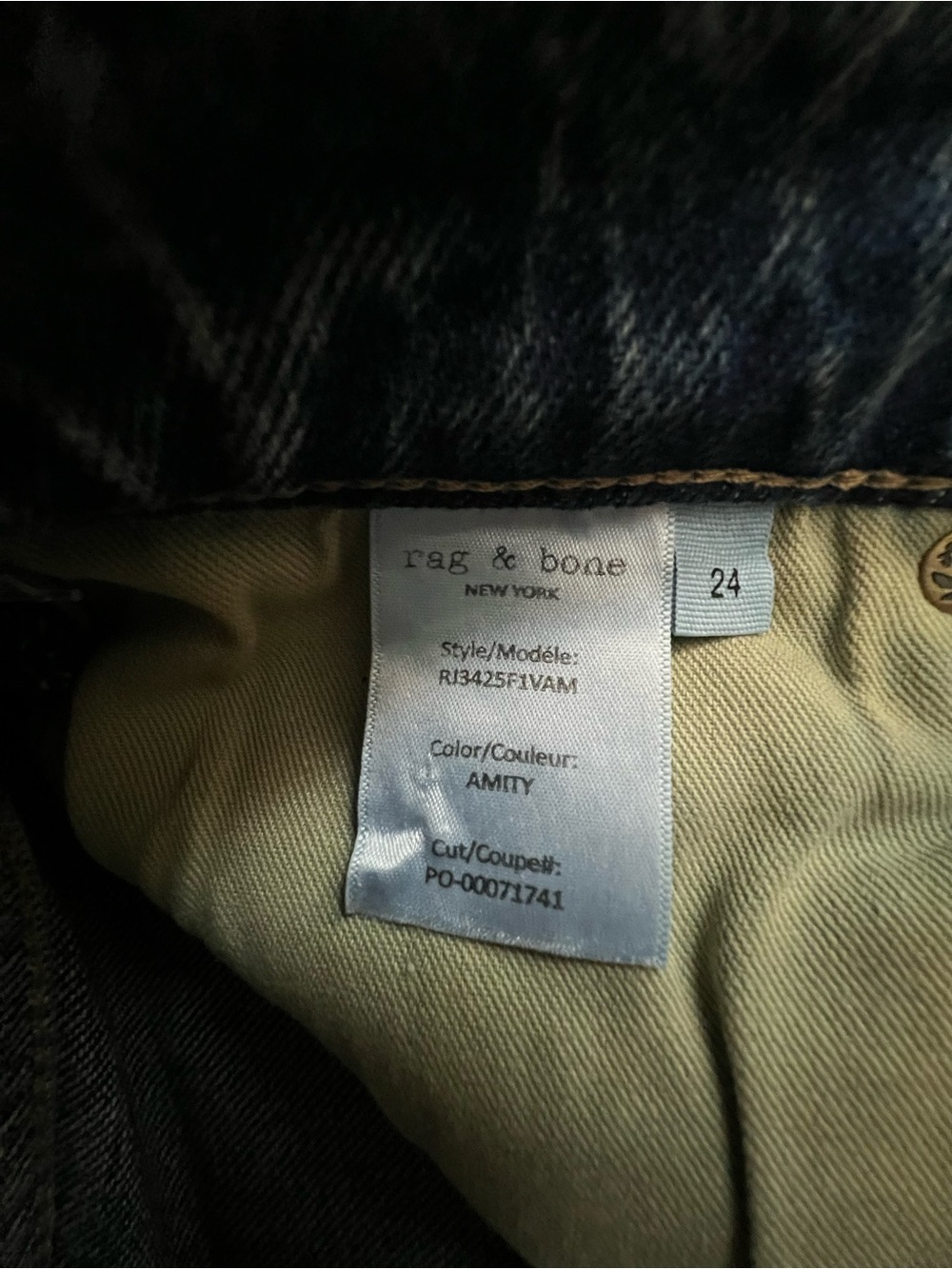 NWT rag & bone The Harlow Mid-Rise Ankle Straight Jeans - Picture 10 of 12